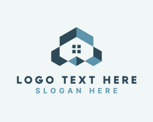 Property Developer - Roof House Property logo design