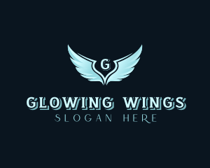 Halo Wings Memorial logo design