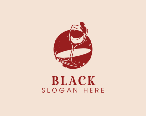 Beverage Wine Glass logo design