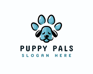 Puppy Paw Kennel logo design