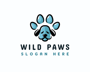 Puppy Paw Kennel logo design