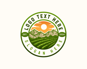 Agriculture Farming Land Logo