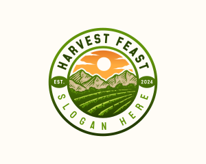 Agriculture Farming Land logo design