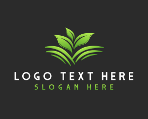 Plant Leaves Farm logo design
