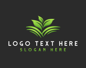 Plant Leaves Farm Logo