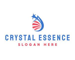 Mineral - American Election Water logo design