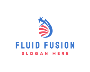 American Election Water logo design