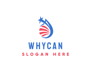 Country - American Election Water logo design