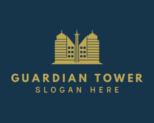 Urban Tower Condominium  logo design