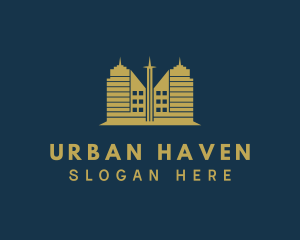 Urban Tower Condominium  logo design