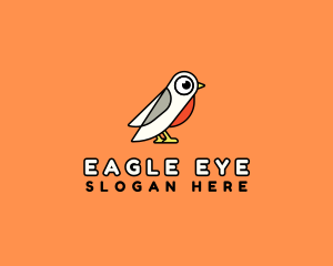 Big Eye Robin logo design