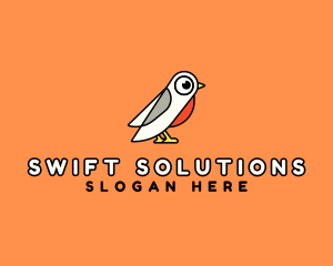 Swift - Big Eye Robin logo design