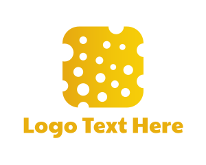 Grocery - Yellow Cheese App logo design