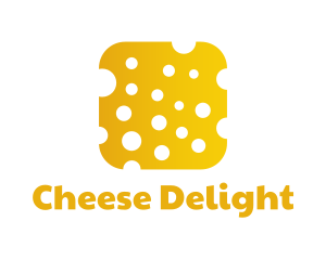 Cheese - Yellow Cheese App logo design