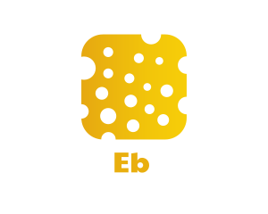 Eat - Yellow Cheese App logo design