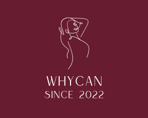 White - Woman Beauty Spa logo design