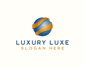 Globe Luxe Digital logo design