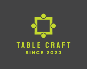 Table - Geometric Table Community logo design