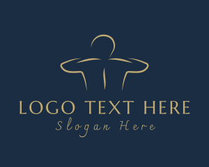 Therapy - Back Massage Therapy logo design