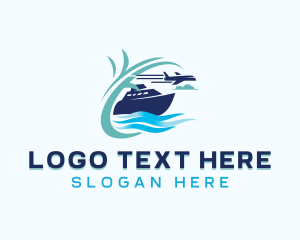 Island - Tour Travel Getaway logo design