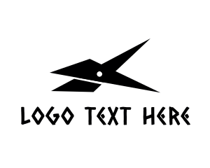 Shears - Black Scissors Cutting logo design