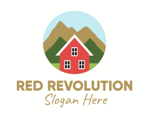 Red House Sweden logo design