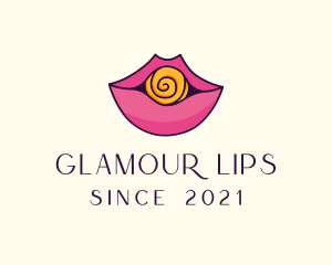 Adult Candy Lips logo design