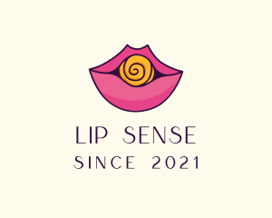 Adult Candy Lips logo design