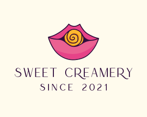 Adult Candy Lips logo design