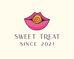 Candy - Adult Candy Lips logo design