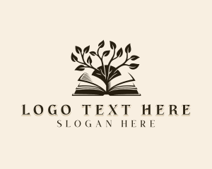 Educational - Tree Book Review Center logo design