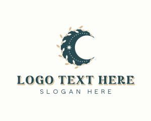 Event - Organic Floral Moon logo design