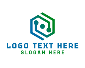 Networking - Circuit Network Digital Technology logo design