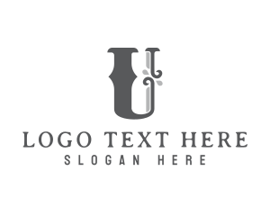 Retro - Elegant Interior Design logo design