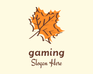 Autumn Maple Leaf Logo