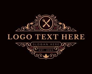 Luxury - Kitchen Cook Cuisine logo design