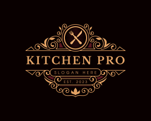 Kitchen Cook Cuisine logo design