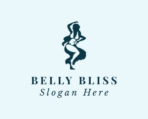 Sexy Woman Dancing  logo design