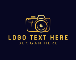 Minimalist - Camera Lens Photographer logo design