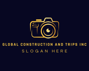Camera Lens Photographer Logo