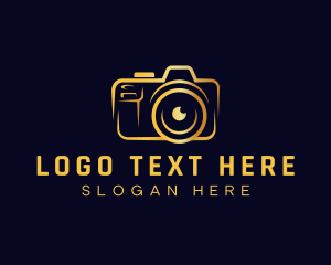 Camera Lens Photographer Logo