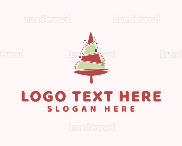 Festive Holiday Christmas Logo