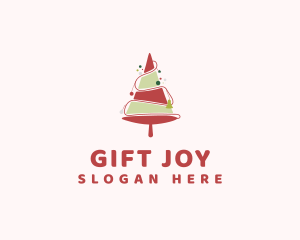 Festive Holiday Christmas  logo design