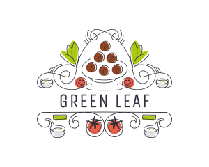 Vegan - Restaurant Vegan Dining logo design