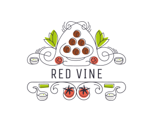 Tomato - Restaurant Vegan Dining logo design