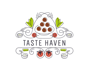 Restaurant Vegan Dining logo design