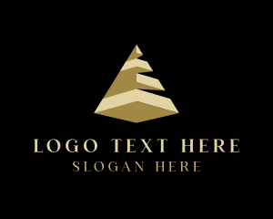 Land Developer - Creative Pyramid Business logo design