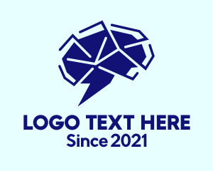 Psychotherapy - Brain Chat Therapy logo design