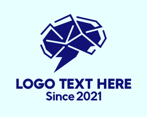 Therapy - Brain Chat Therapy logo design