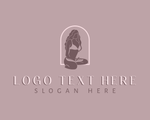 Underwear - Sexy Woman Body logo design